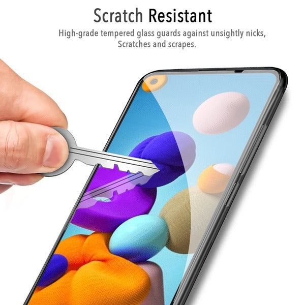 MyBat Pro Full Coverage Tempered Glass Screen Protector for Samsung Galaxy A21 - Clear - RSA21SC85A-4.jpg