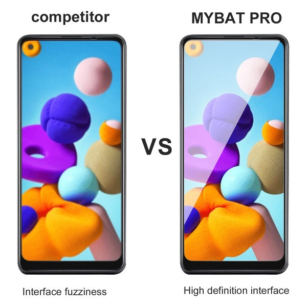 MyBat Pro Full Coverage Tempered Glass Screen Protector for Samsung Galaxy A21 - Clear - RSA21SC85A-6.jpg