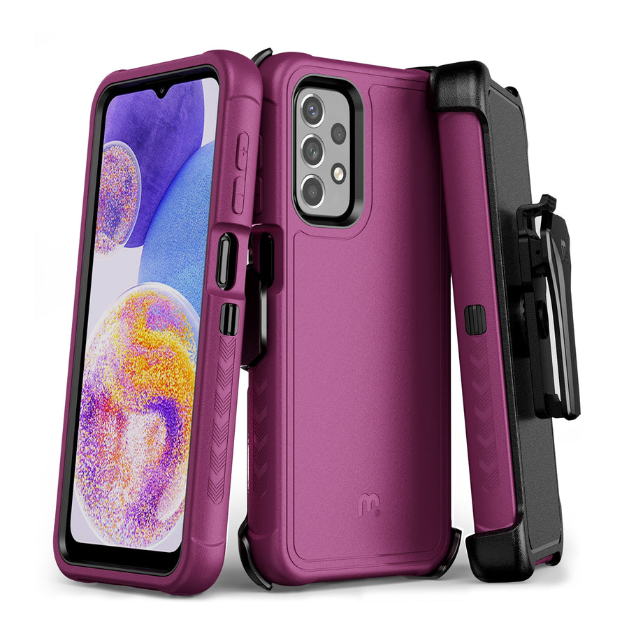 MyBat Pro Maverick Series Case w/ Holster for Samsung Galaxy A23 5G - Plum - RSA235GCS3NXS003-2.jpg