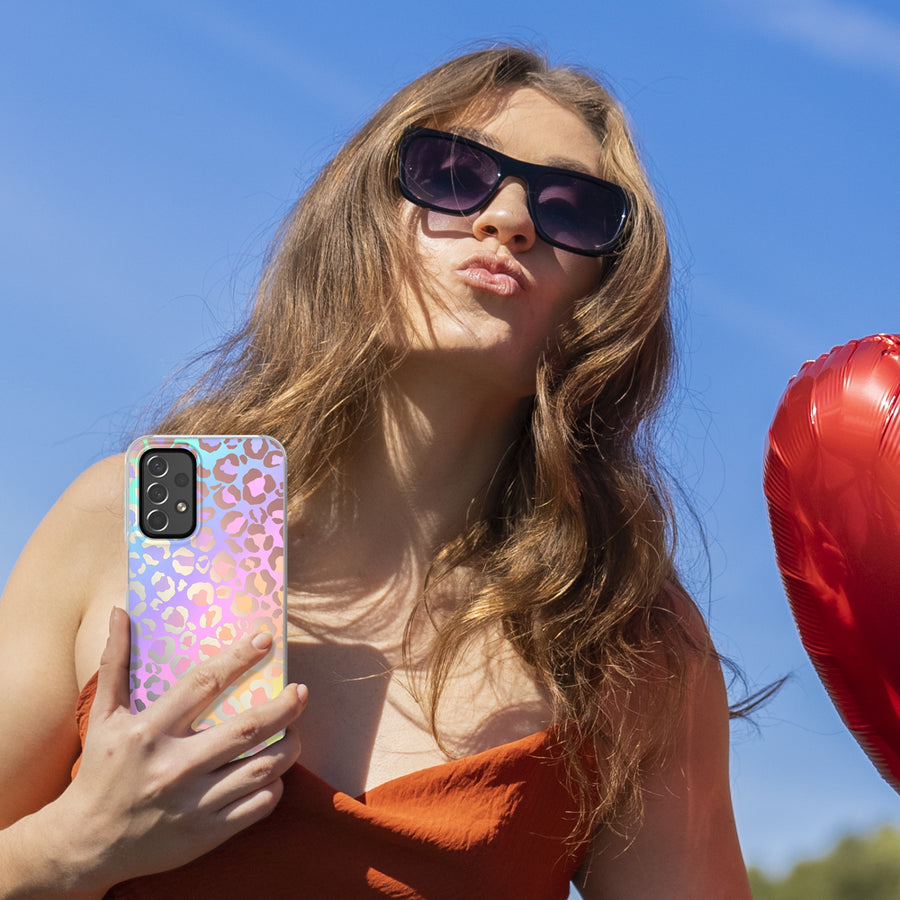MyBat Pro Mood Series Case for Samsung Galaxy A23 5G - Holographic Leopard - RSA235GCSFSSM361-6.jpg