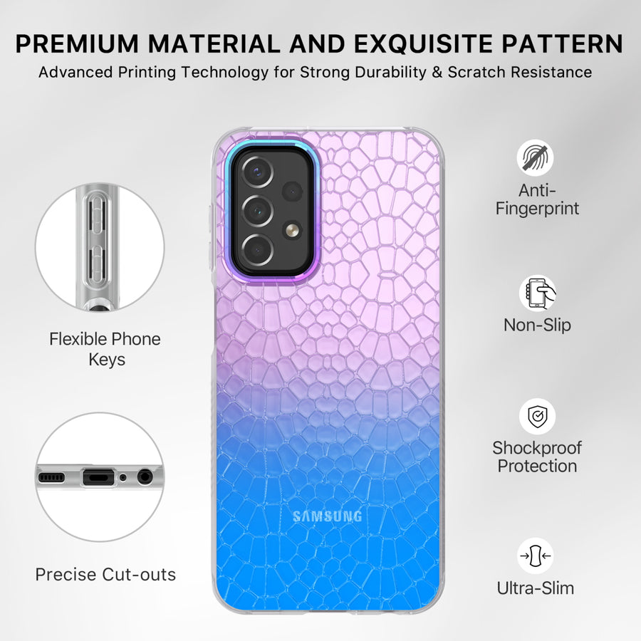 MyBat Pro Mood Series Case for Samsung Galaxy A23 5G - Iridescent Snake - RSA235GCSFSSM367-7.jpg