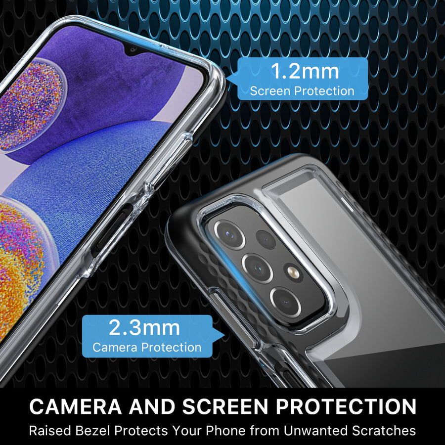 MyBat Pro Lux Series Case with Tempered Glass for Samsung Galaxy A23 5G - Black - RSA235GCSG5TS001-4.jpg