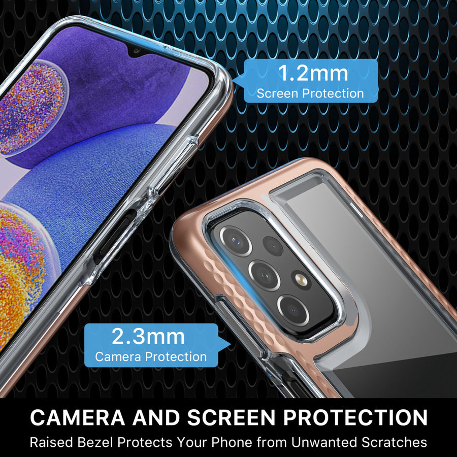 MyBat Pro Lux Series Case with Tempered Glass for Samsung Galaxy A23 5G - Rose Gold - RSA235GCSG5TS003-4.jpg