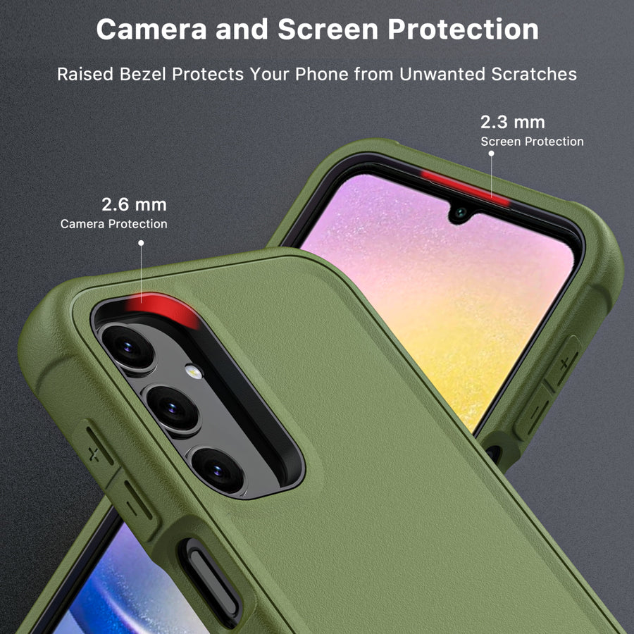 MyBat Pro Maverick Series Case w/ Holster for Samsung Galaxy A25 5G - Army Green - RSA255GCS3NXS004-4.jpg
