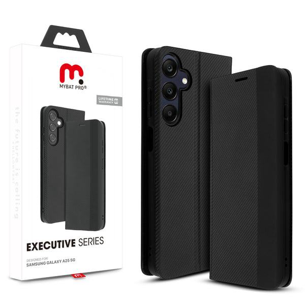 MyBat Pro Executive Series Wallet Case for Samsung Galaxy A25 5G - Black - RSA255GPCMJP001-1.jpg