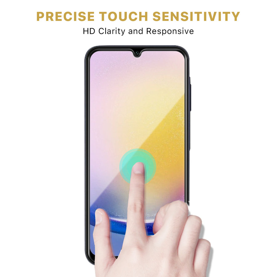 MyBat Pro Full Coverage Tempered Glass Screen Protector for Samsung Galaxy A25 5G - Black - RSA255GSC85A-6.jpg