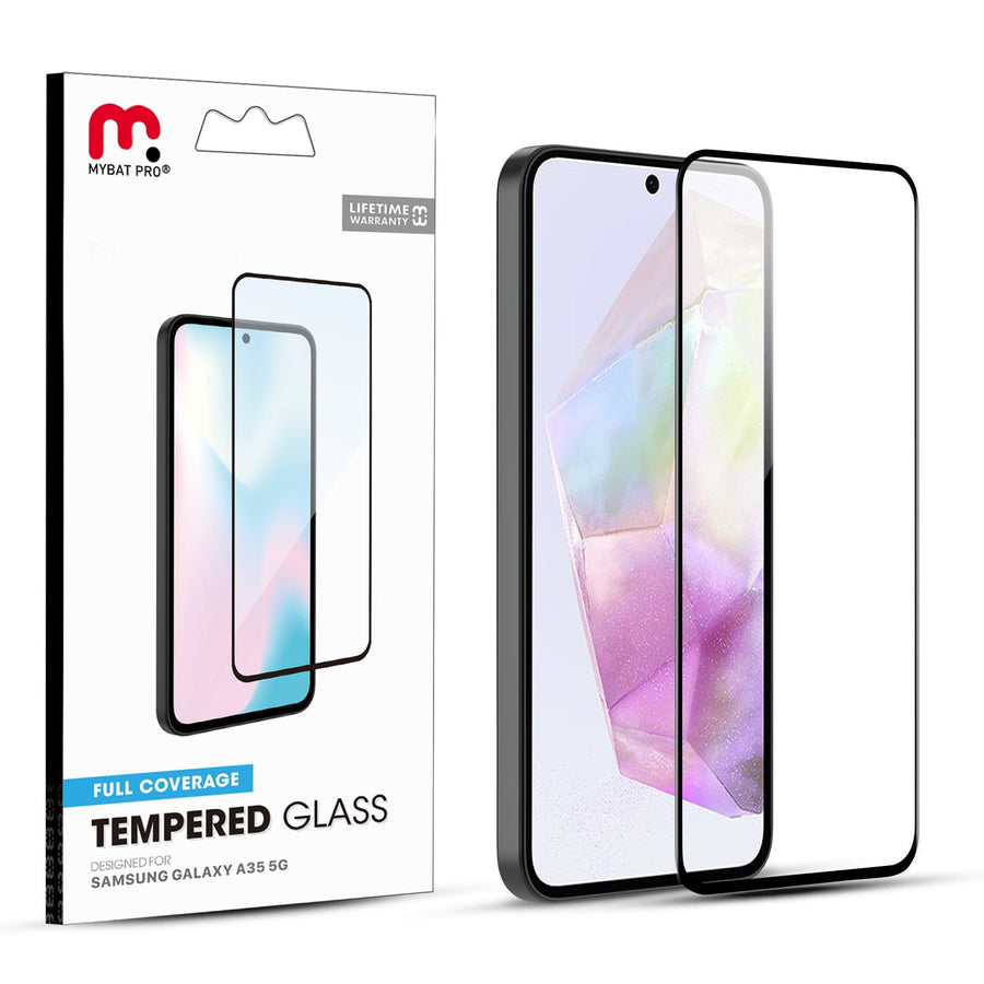 MyBat Pro Full Coverage Tempered Glass Screen Protector for Samsung Galaxy A35 5G - Black - RSA355GSC85A-1.jpg