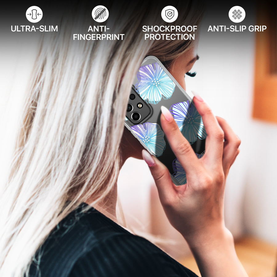 MyBat Pro Mood Diamond Series Case for Samsung Galaxy A53 5G - Happy Daisies - RSA535GCSFSSD153-8.jpg