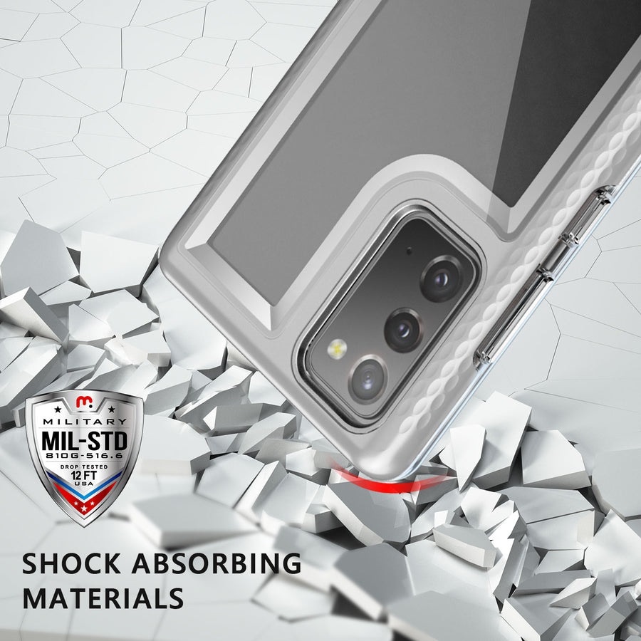 MyBat Pro Lux Series Case for Samsung Galaxy Note 20 - Silver - RSGN20CSG5TS002-3.jpg