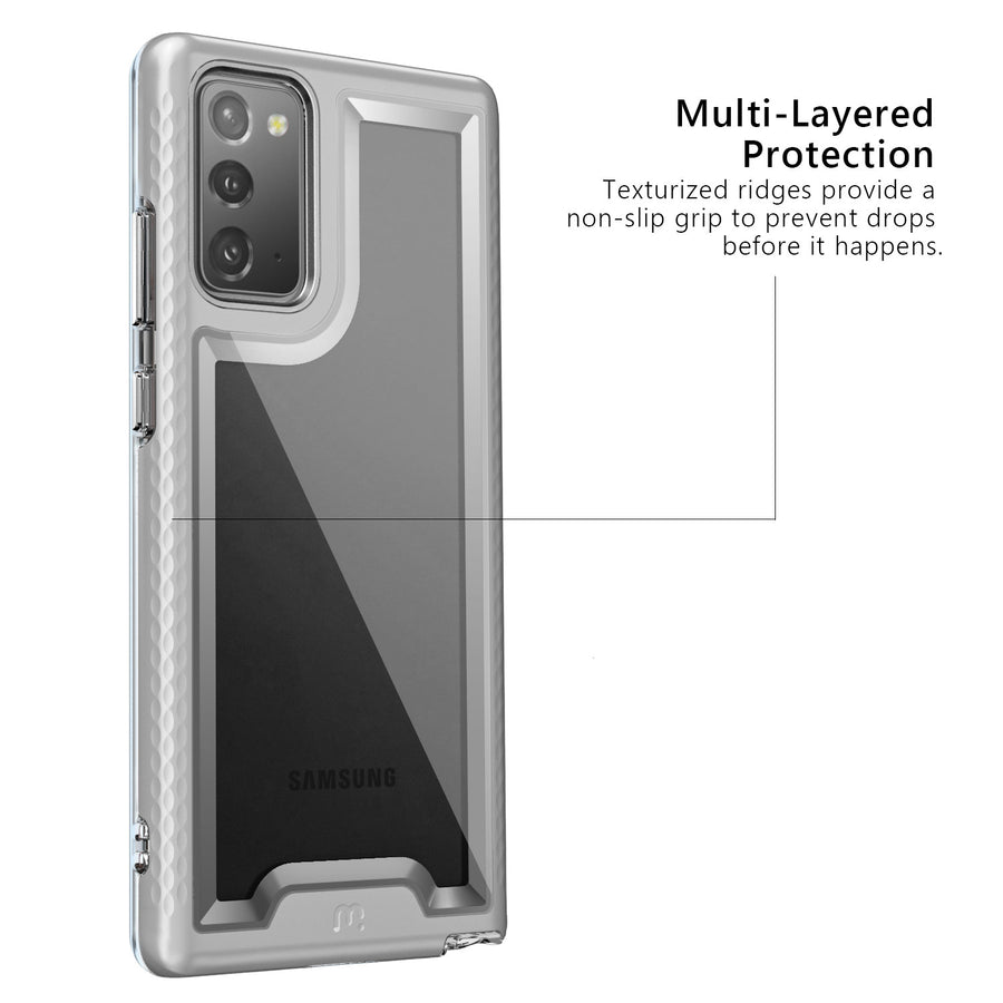 MyBat Pro Lux Series Case for Samsung Galaxy Note 20 - Silver - RSGN20CSG5TS002-6.jpg