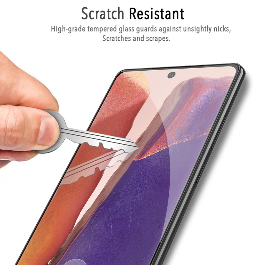 MyBat Pro Full Coverage Tempered Glass Screen Protector w/ Fingerprint Unlock for Samsung Galaxy Note 20 - Clear - RSGN20SC85U-3.jpg