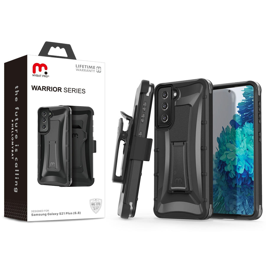 MyBat Pro Warrior Series Case for Samsung Galaxy S21 Plus - Black