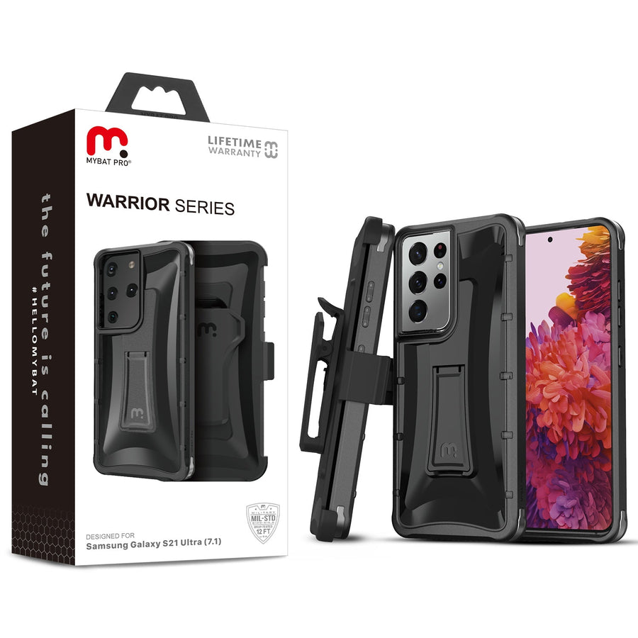 MyBat Pro Warrior Series Case for Samsung Galaxy S21 Ultra - Black - RSS21UCS3NS001-1.jpg