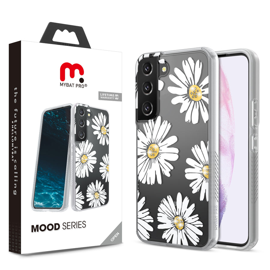 MyBat Pro Mood Diamond Series Case for Samsung Galaxy S22 Plus - Happy Daisies - RSS22PCSFSSD150-1.jpg