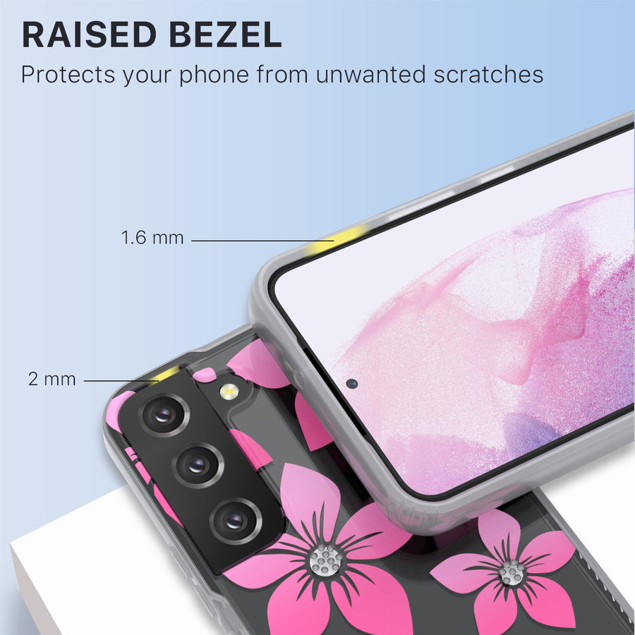 MyBat Pro Mood Diamond Series Case for Samsung Galaxy S22 Plus - Blossoms - RSS22PCSFSSD152-7.jpg