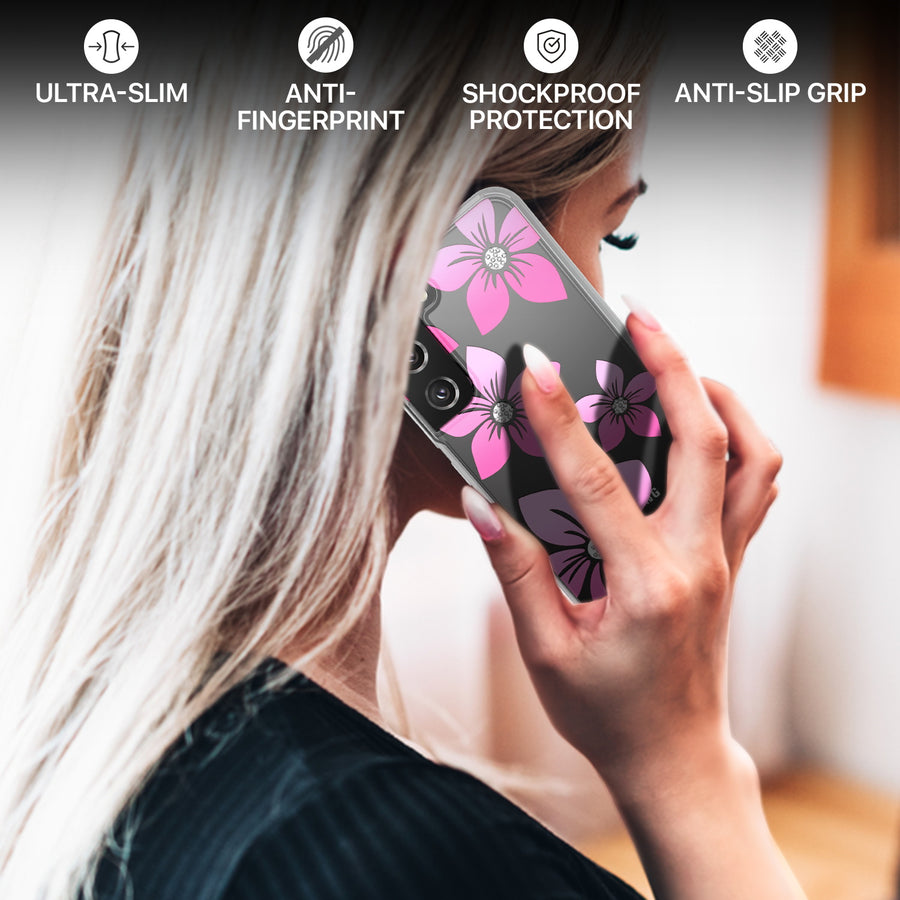MyBat Pro Mood Diamond Series Case for Samsung Galaxy S22 Plus - Blossoms - RSS22PCSFSSD152-8.jpg