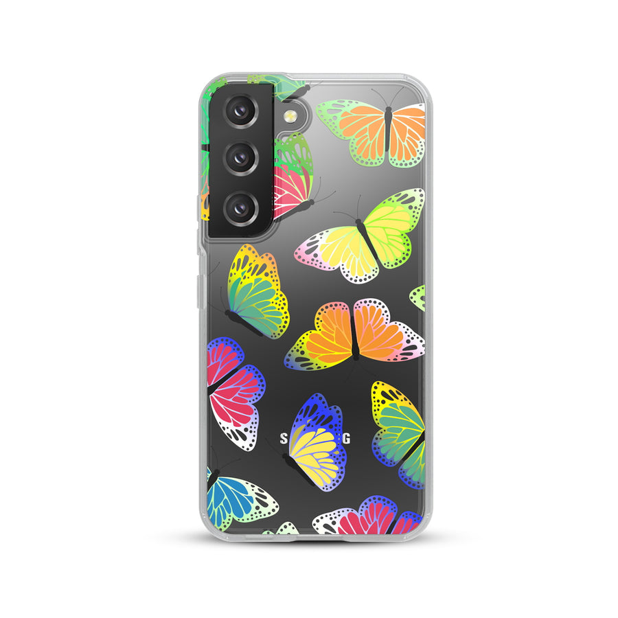 MyBat Pro Mood Series Case for Samsung Galaxy S22 Plus - Neon Butterfies - RSS22PCSFSSM368-3.jpg