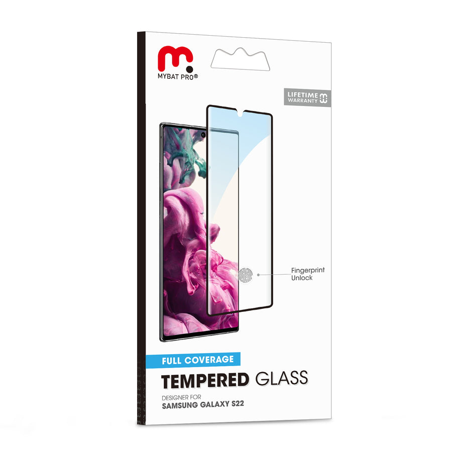 MyBat Pro Full Coverage Tempered Glass Screen Protector w/ Fingerprint Unlock for Samsung Galaxy S22 - Clear - RSS22SC85U-7.jpg