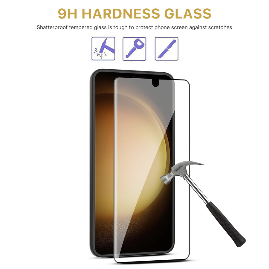 MyBat Pro Full Coverage Tempered Glass Screen Protector (Fingerprint Unlock) for Samsung Galaxy S23 Plus - Black - RSS23PSC85U-5.jpg