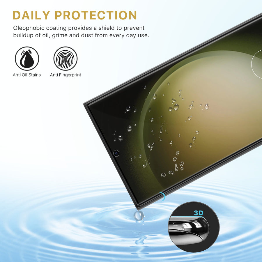 MyBat Pro Full Curve Coverage Tempered Glass Screen Protector for Samsung Galaxy S23 Ultra - Black - RSS23USC83A-7.jpg