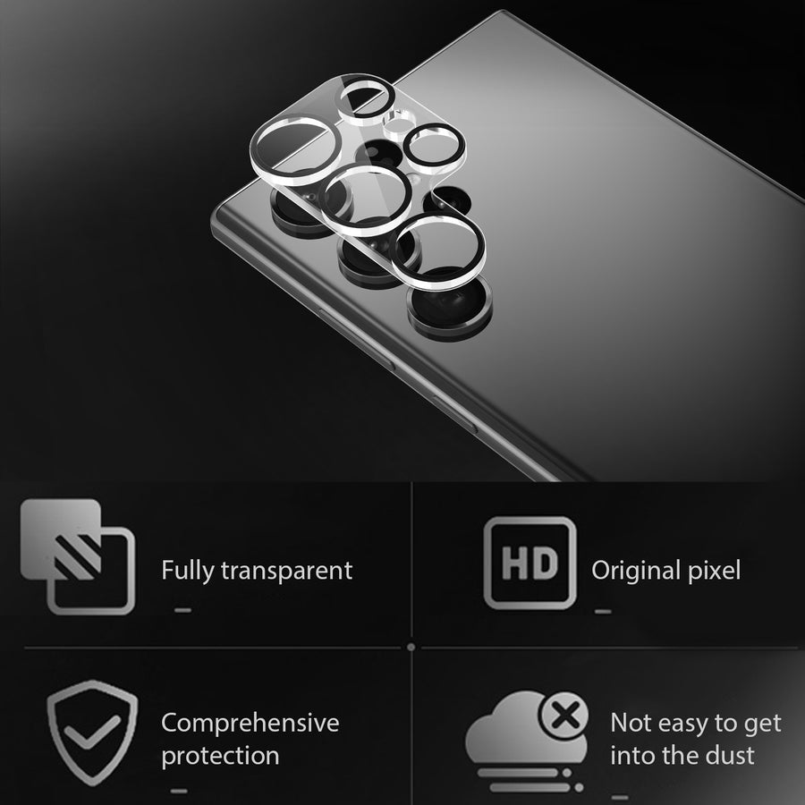 MyBat Pro Tempered Glass Lens Protector (2.5D) for Samsung Galaxy S23 Ultra - Clear - RSS23USCLE81-4.jpg