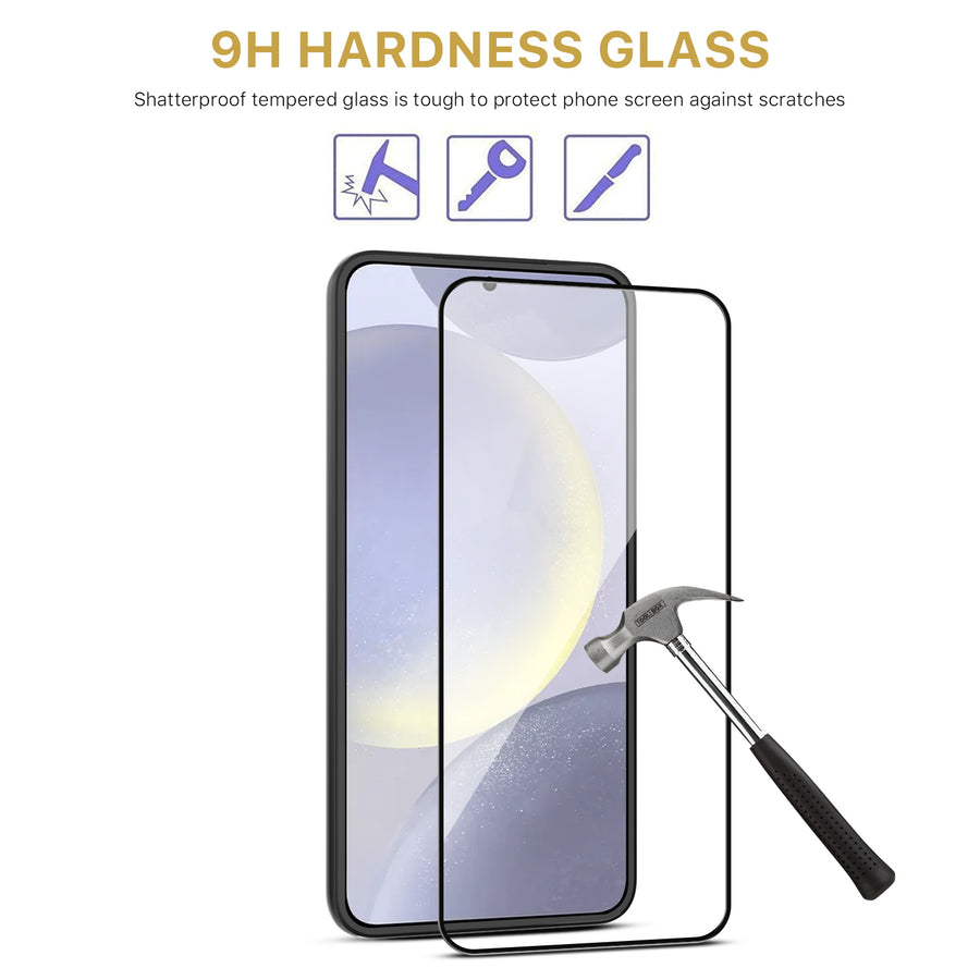MyBat Pro Full Coverage Tempered Glass Screen Protector (Fingerprint Unlock) for Samsung Galaxy S24 Plus - Black - RSS24PSC85U-5.jpg