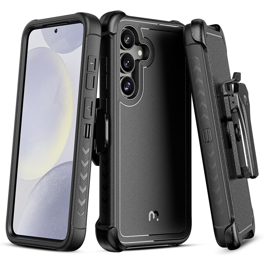 MyBat Pro Maverick Series Case w/ Holster for Samsung Galaxy S25 - Black - RSS25CS3NXS001-1.JPG