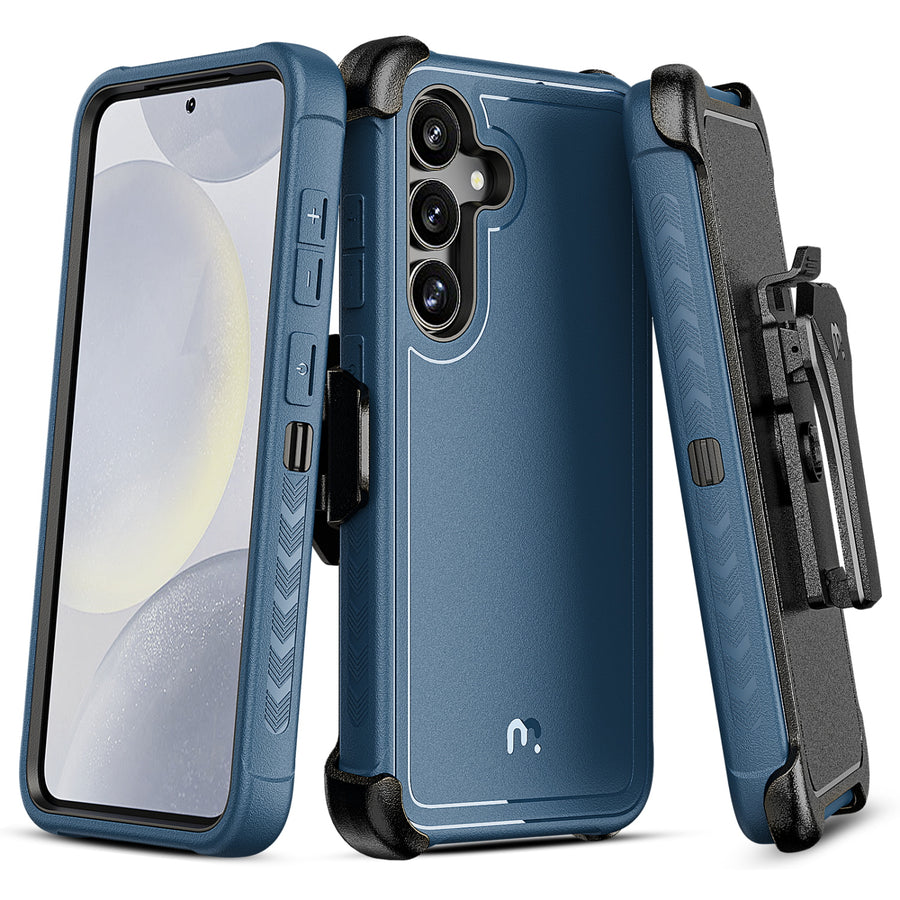 MyBat Pro Maverick Series Case w/ Holster for Samsung Galaxy S25 - Blue - RSS25CS3NXS002-1.JPG