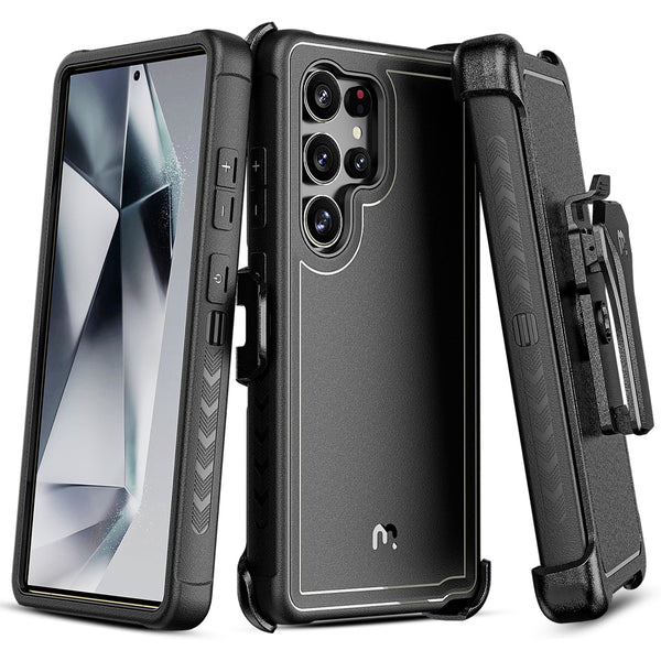 MyBat Pro Maverick Series Case w/ Holster for Samsung Galaxy S25 Ultra - Black - RSS25UCS3NXS001-2.jpg