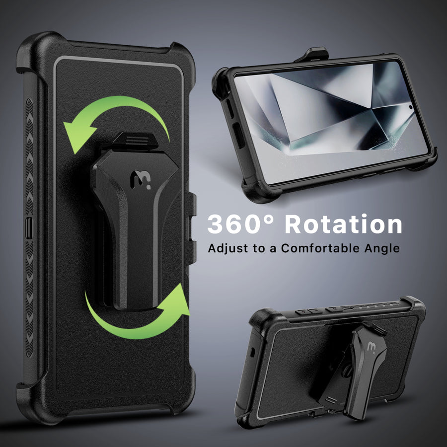 MyBat Pro Maverick Series Case w/ Holster for Samsung Galaxy S25 Ultra - Black - RSS25UCS3NXS001-5.jpg