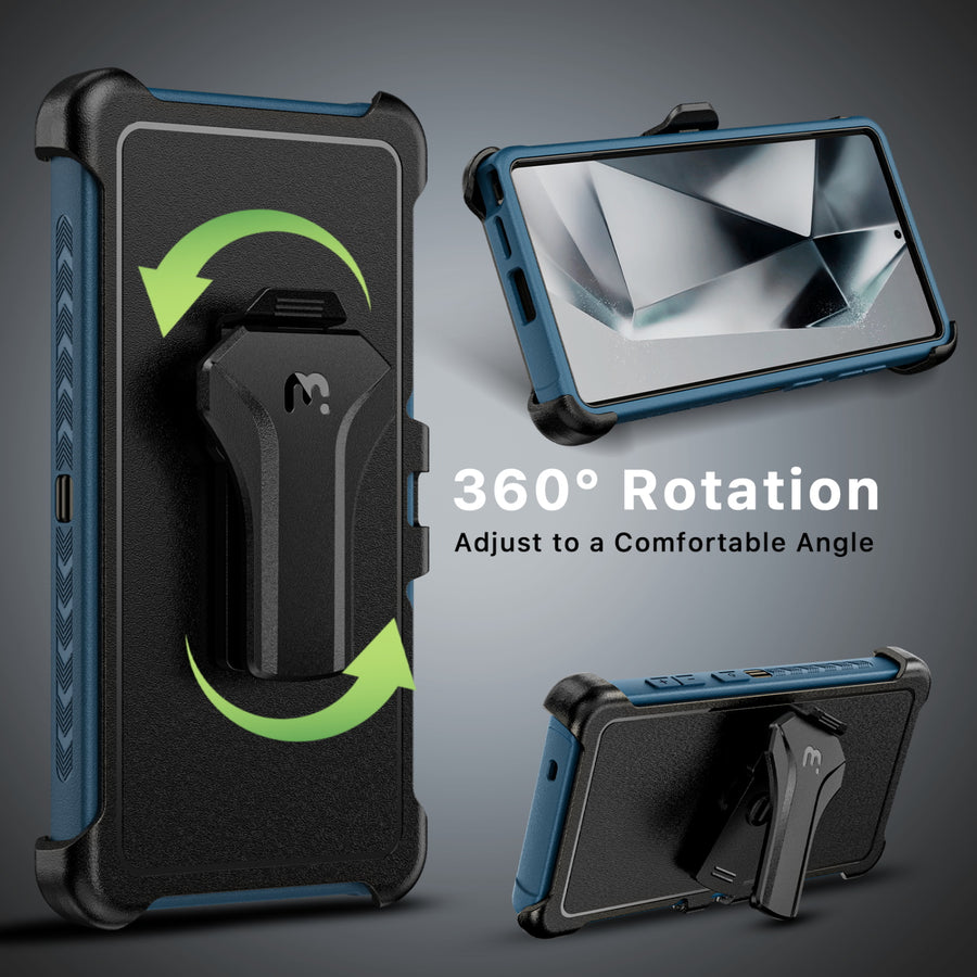 MyBat Pro Maverick Series Case w/ Holster for Samsung Galaxy S25 Ultra - Blue - RSS25UCS3NXS002-5.jpg