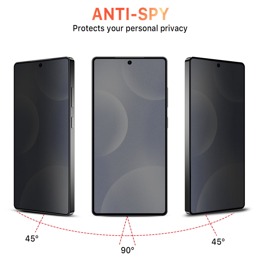 MyBat Pro Privacy Full Coverage Tempered Glass Screen Protector (Fingerprint Unlock) for Samsung Galaxy S25 Ultra - Black - RSS25USCF111U-4.jpg