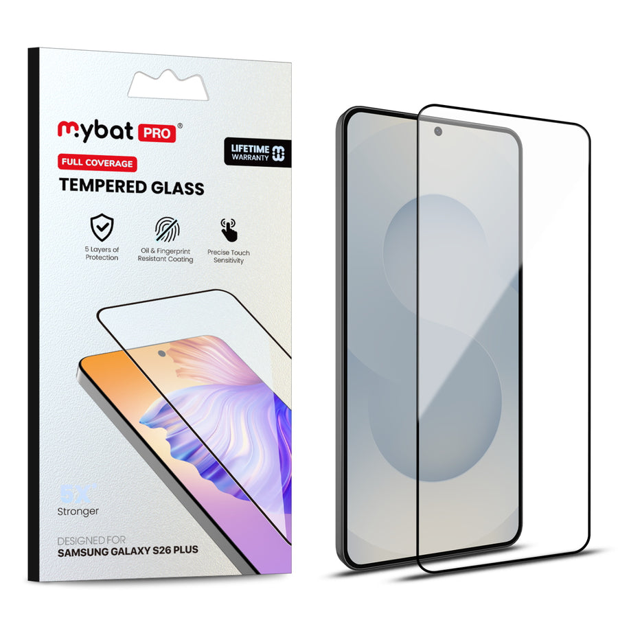 MyBat Pro Full Coverage Tempered Glass Screen Protector (Fingerprint Unlock) for Samsung Galaxy S26 Plus - Black - RSS26PSC85U-1.jpg
