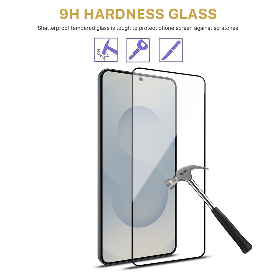 MyBat Pro Full Coverage Tempered Glass Screen Protector (Fingerprint Unlock) for Samsung Galaxy S26 - Black - RSS26SC85U-5.jpg