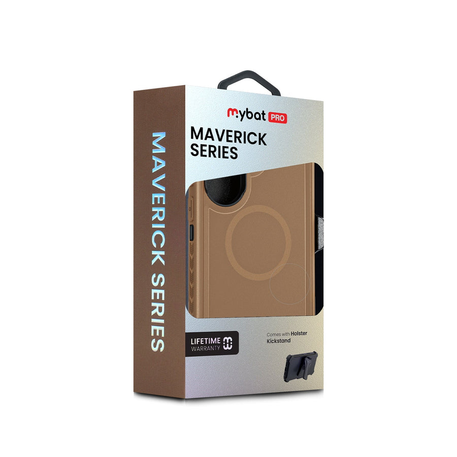 MyBat Pro Maverick Series MagSafe Case w/ Holster for Samsung Galaxy S26 Ultra - Brown