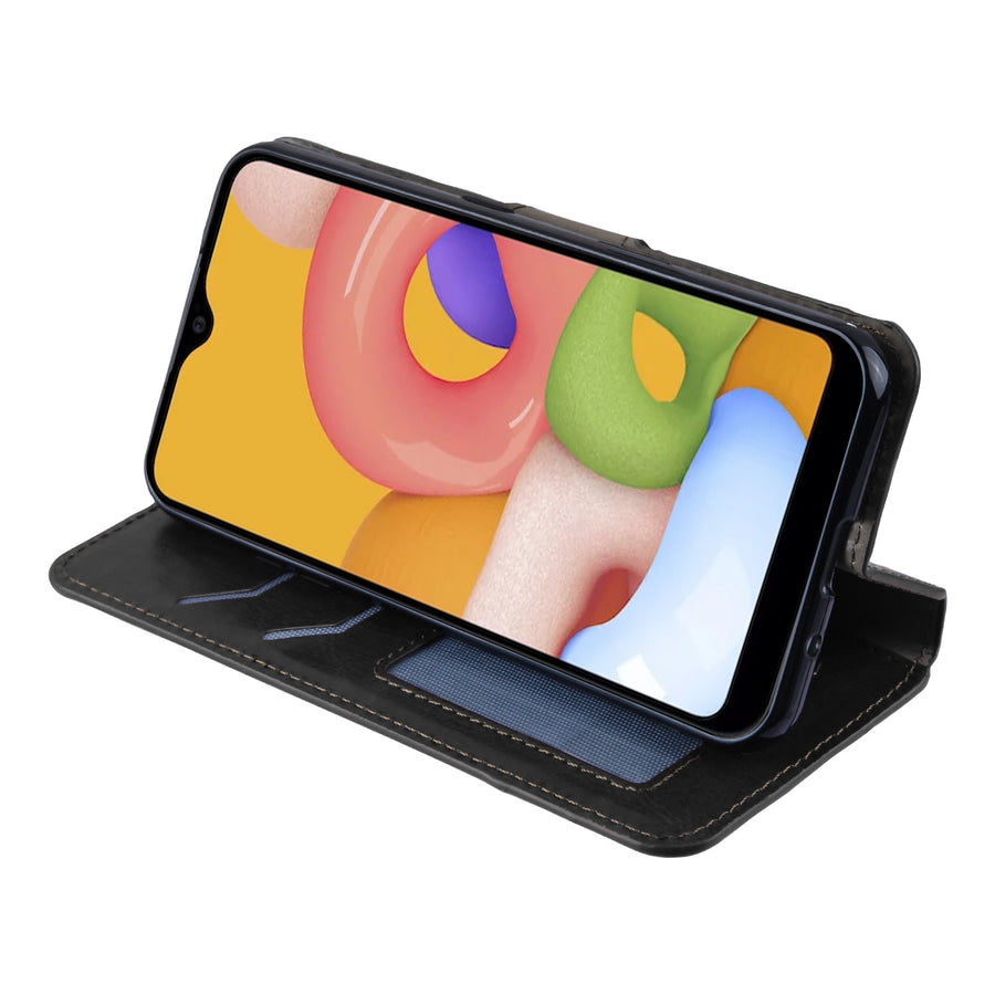 MyBat MyJacket Wallet Element Series for Samsung Galaxy A01 - Black - SAMA01MYJK561-4.jpg
