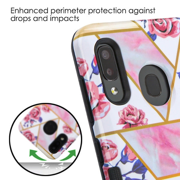 MyBat TUFF Subs Series Case for Samsung Galaxy A20 - Rose Marble - SAMA20HPCTUFFSBIM008-4.jpg