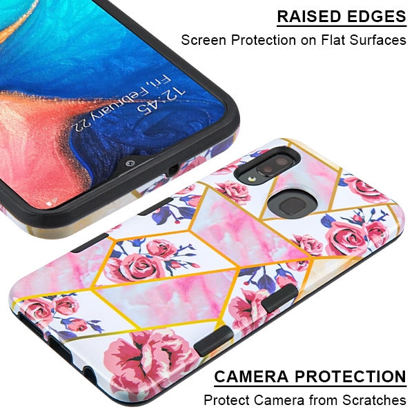 MyBat TUFF Subs Series Case for Samsung Galaxy A20 - Rose Marble - SAMA20HPCTUFFSBIM008-5.jpg