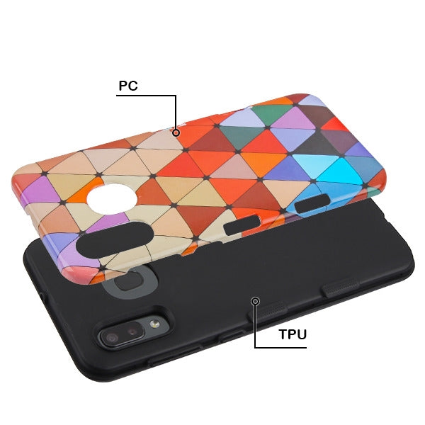 MyBat TUFF Subs Series Case for Samsung Galaxy A20 - Triangle Squad / Black - SAMA20HPCTUFFSBIM010-3.jpg