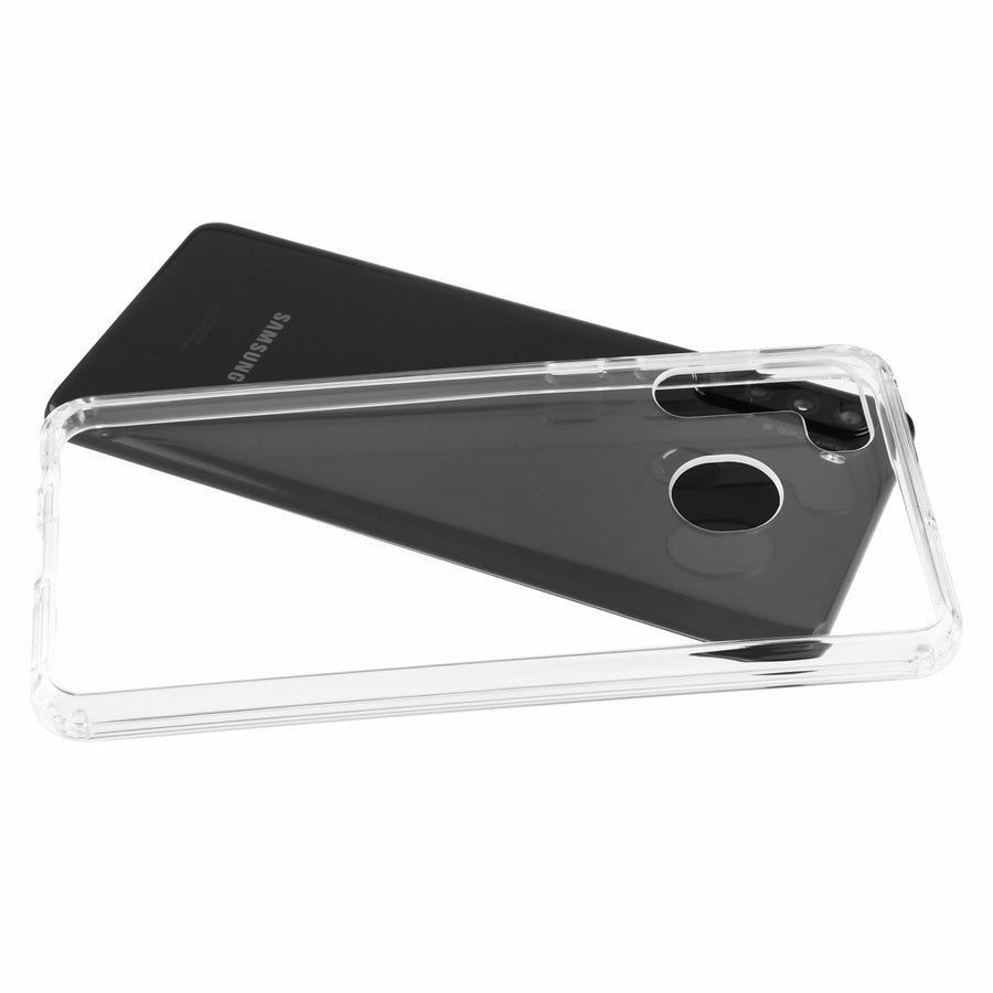 MyBat Sturdy Gummy Cover for Samsung Galaxy A21 - Highly Transparent Clear / Transparent Clear - SAMA21CASKGM0141-3.jpg