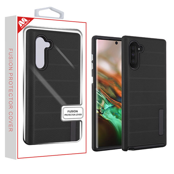 MyBat Fusion Protector Cover for Samsung Galaxy Note 10 (6.3) - Black Dots Textured / Black - SAMGN10HPCFSSO641-1.jpg