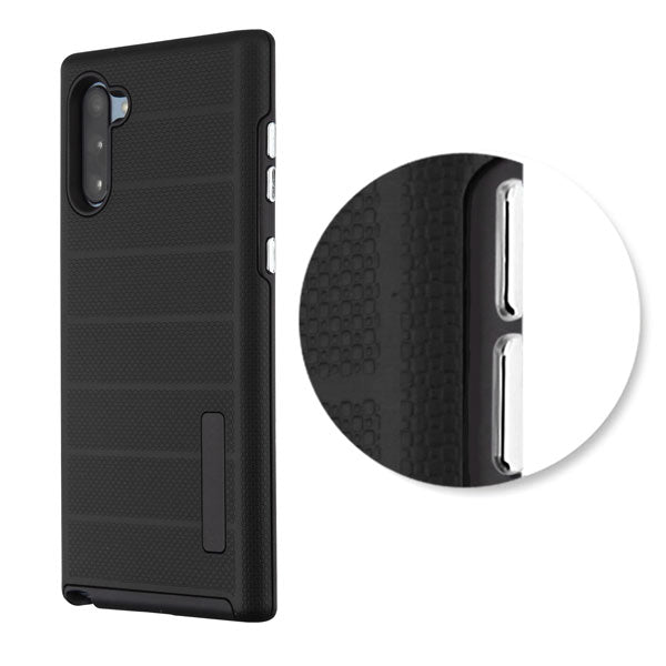 MyBat Fusion Protector Cover for Samsung Galaxy Note 10 (6.3) - Black Dots Textured / Black - SAMGN10HPCFSSO641-4.jpg