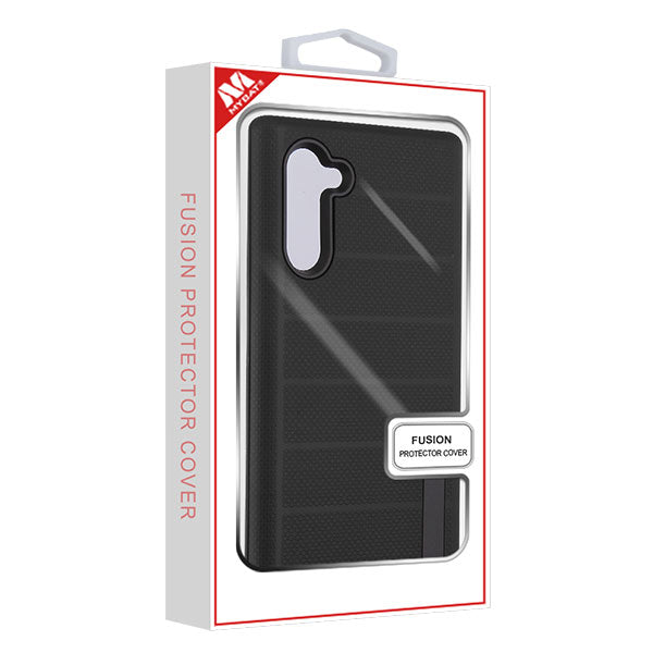MyBat Fusion Protector Cover for Samsung Galaxy Note 10 (6.3) - Black Dots Textured / Black - SAMGN10HPCFSSO641-6.jpg