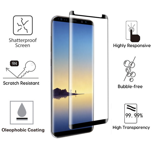 MyBat Full Adhesive with Curved Coverage Premium Tempered Glass Screen Protector for Samsung Galaxy Note 8 - Black - SAMGN8LCDSCPR77A-2.jpg