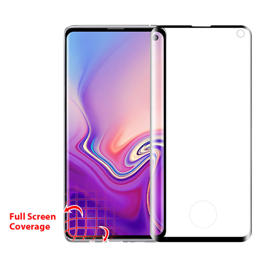 MyBat Full Coverage Tempered Glass Screen Protector for Samsung Galaxy S10 - Black - SAMS10LCDSCPR83A-2.jpg