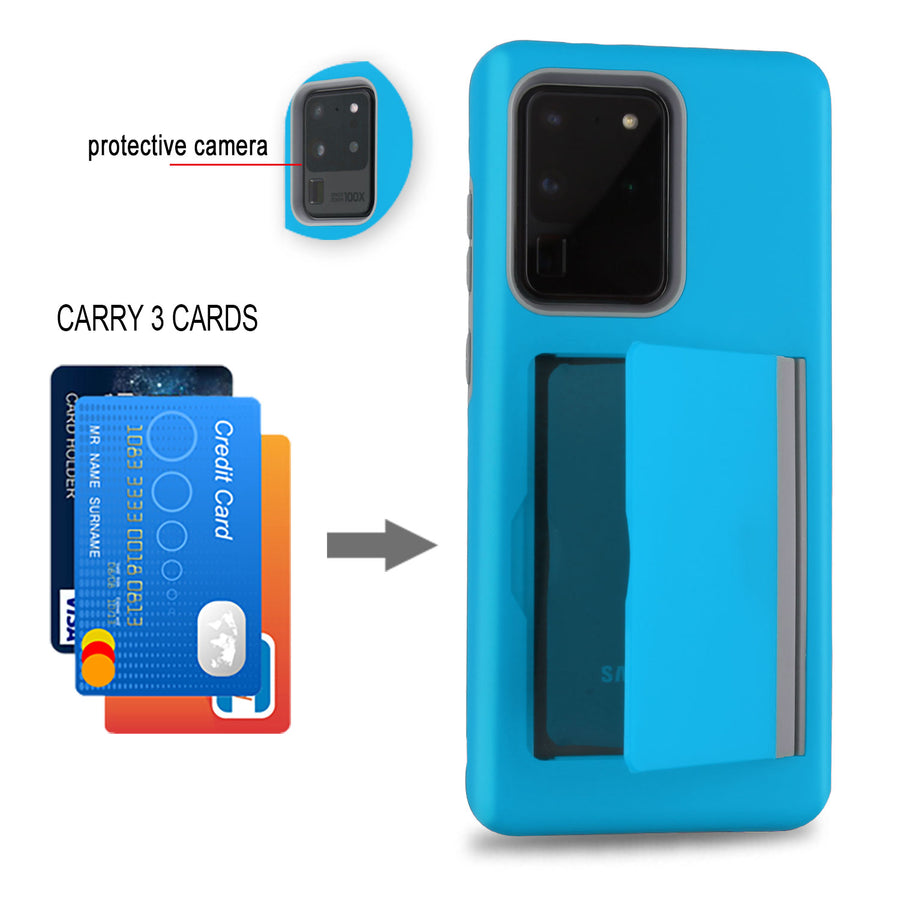 MyBat Poket Hybrid Protector Cover (with Back Film) for Samsung Galaxy S20 Ultra (6.9) - Blue / Gray - SAMS20UHPCPKT002-8.jpg