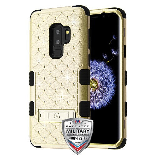 MyBat FullStar TUFF Series Case (with Stand) for Samsung Galaxy S9 Plus - Gold / Black - SAMS9PLUSHPCTUFFDI401WP-1.jpg