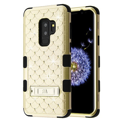 MyBat FullStar TUFF Series Case (with Stand) for Samsung Galaxy S9 Plus - Gold / Black - SAMS9PLUSHPCTUFFDI401WP-2.jpg