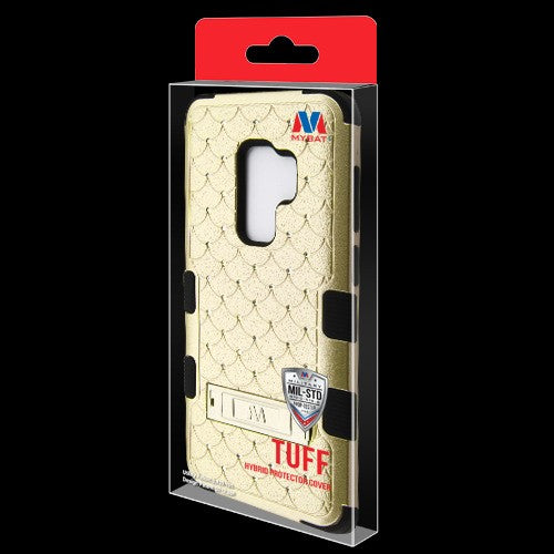 MyBat FullStar TUFF Series Case (with Stand) for Samsung Galaxy S9 Plus - Gold / Black - SAMS9PLUSHPCTUFFDI401WP-7.jpg