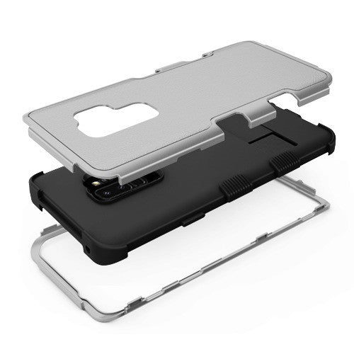 MyBat TUFF Series Case for Samsung Galaxy S9 Plus - Natural Gray / Black - SAMS9PLUSHPCTUFFSO258WP-3.jpg